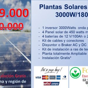 proyecto solar 3000w
