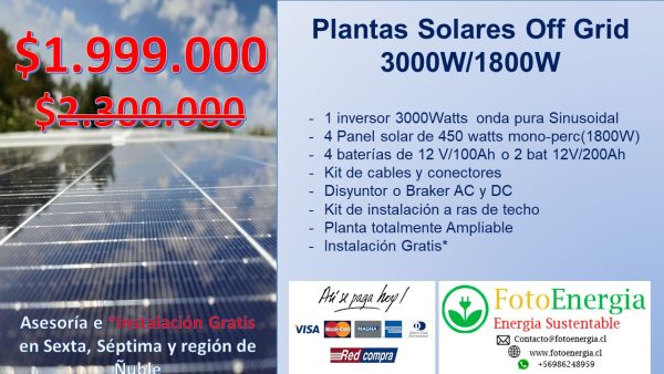 proyecto solar 3000w