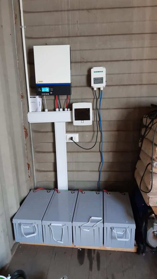 Proyecto Fotovoltaico Inversor 5000W, PV2250W, Bt 9600W - Imagen 3
